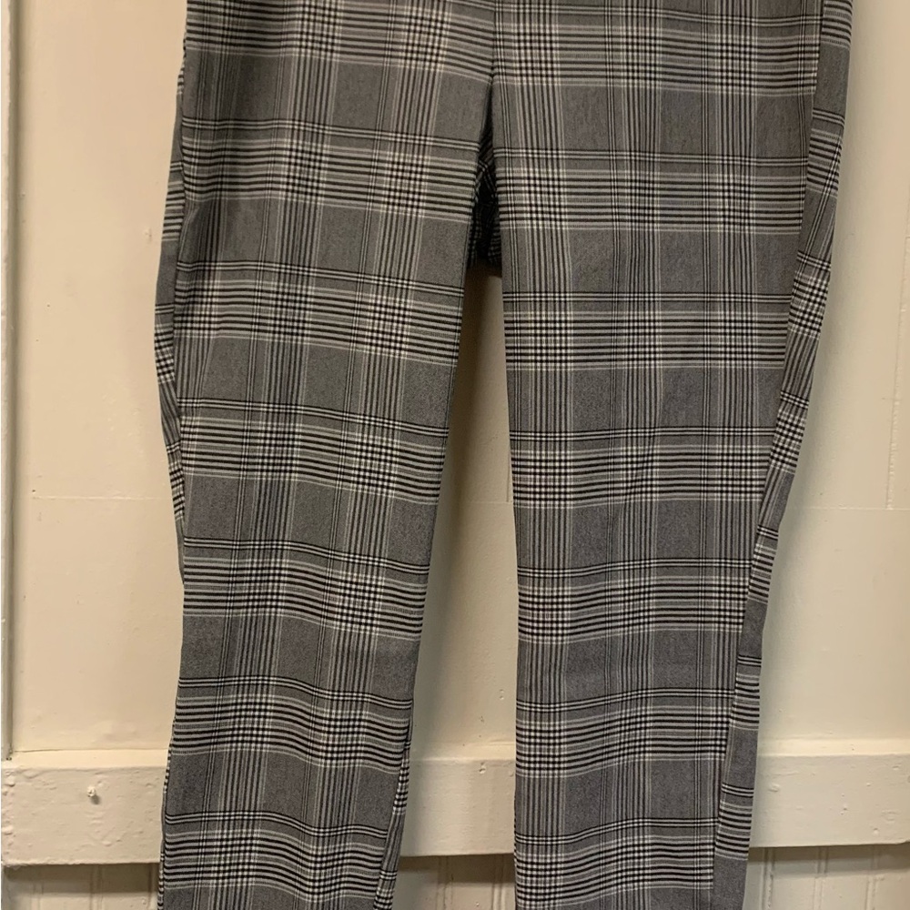 Simply Vera Vera Wang Black and White Plaid Men's Pants